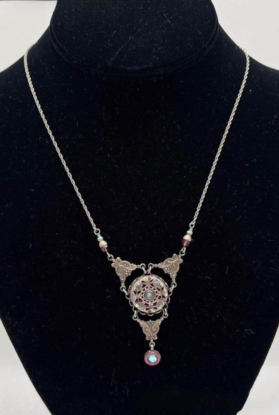 Firefly Swarovski Crystal Drop Necklace